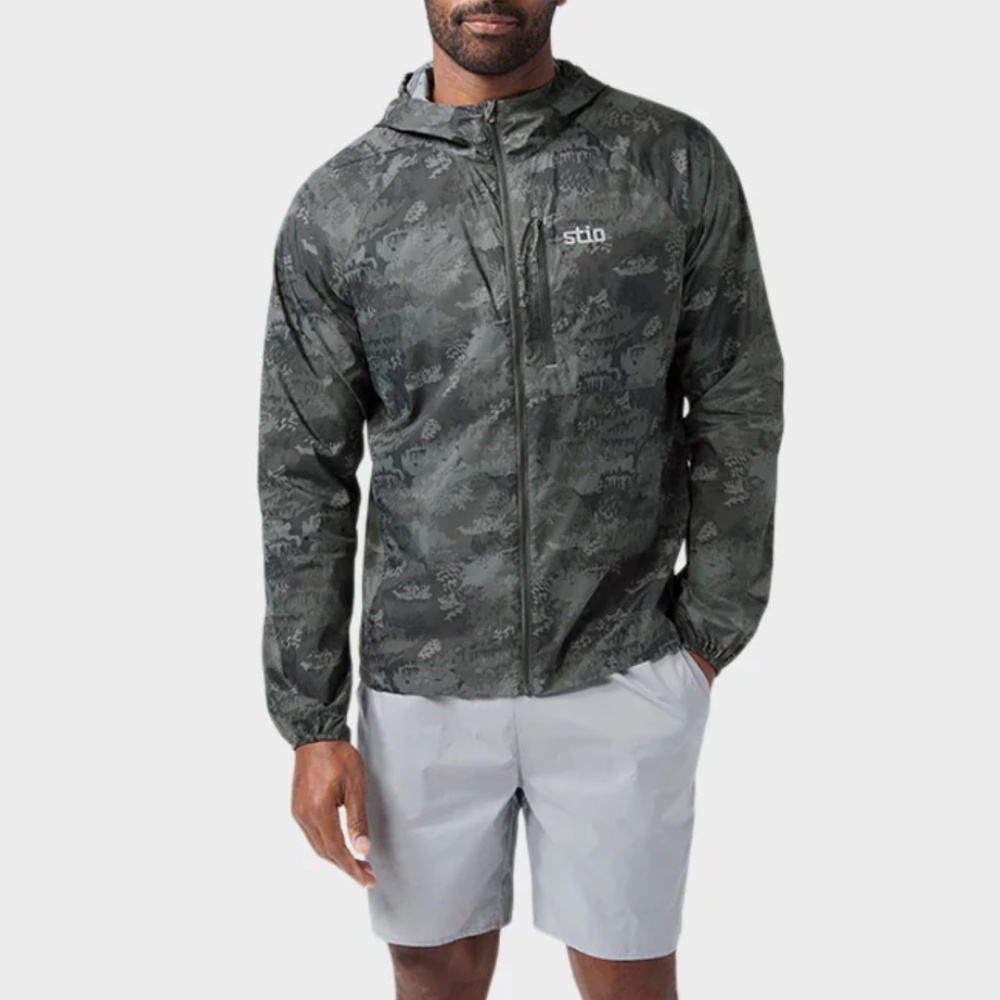 STIO Men's Second Light Windshell Medium *Elevation PRINT*